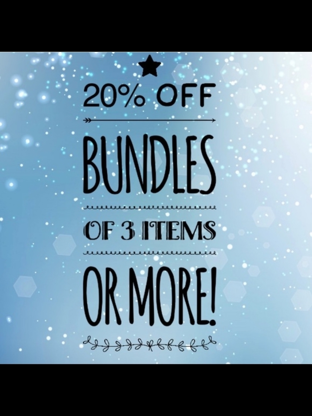 20% Off Bundles Sign - Spring Cleaning Promotion
